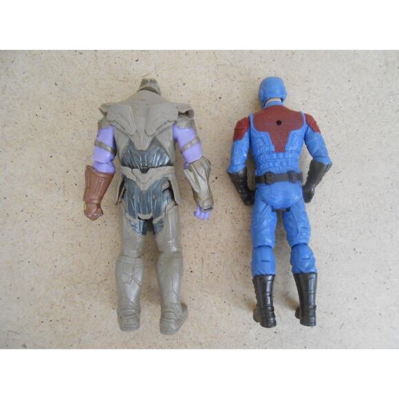 Marvel Gamerverse Captain America & Avengers End Game Thanos 6" Action Figures - Picture 4 of 6